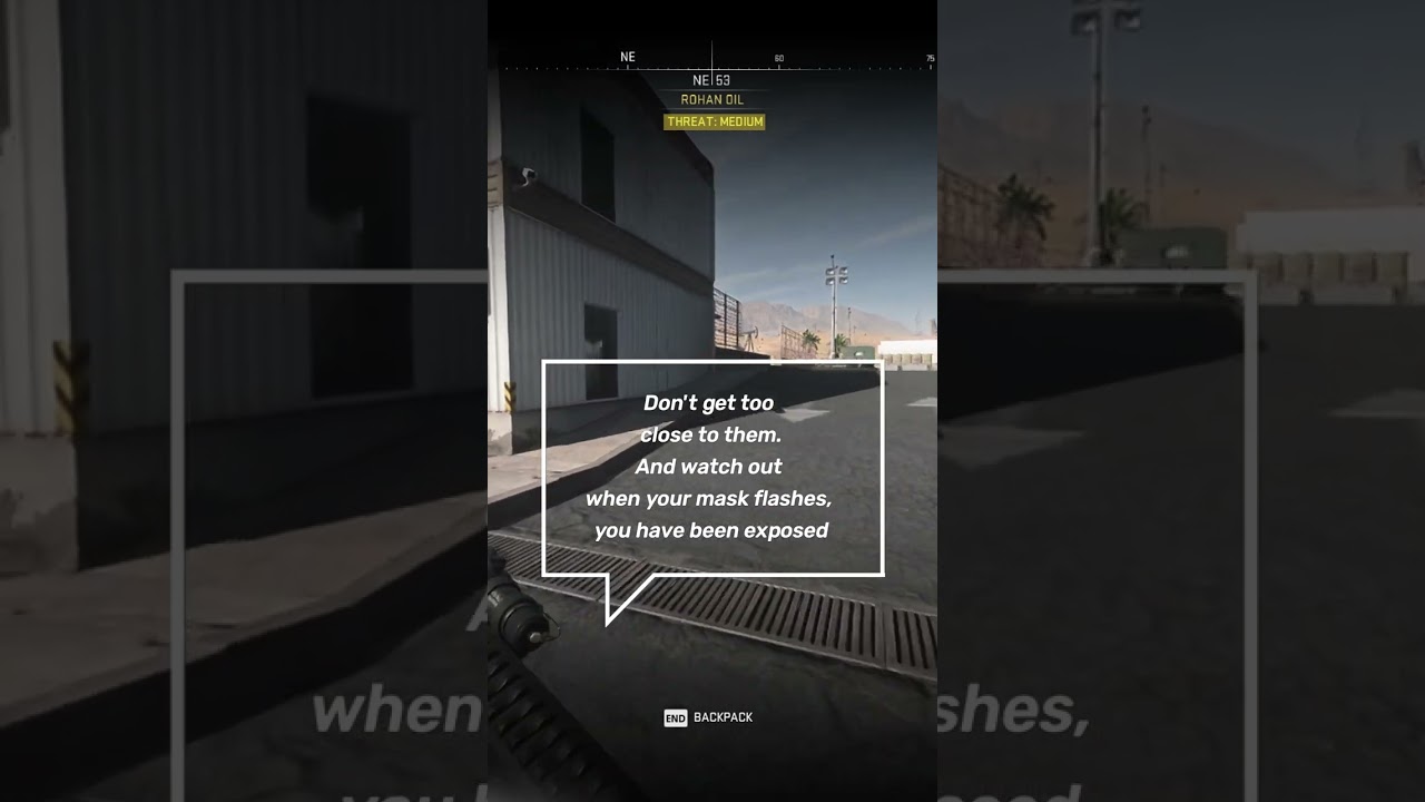 A new item added to the DMZ mode. DISGUISE Like you're one of Al QATALA