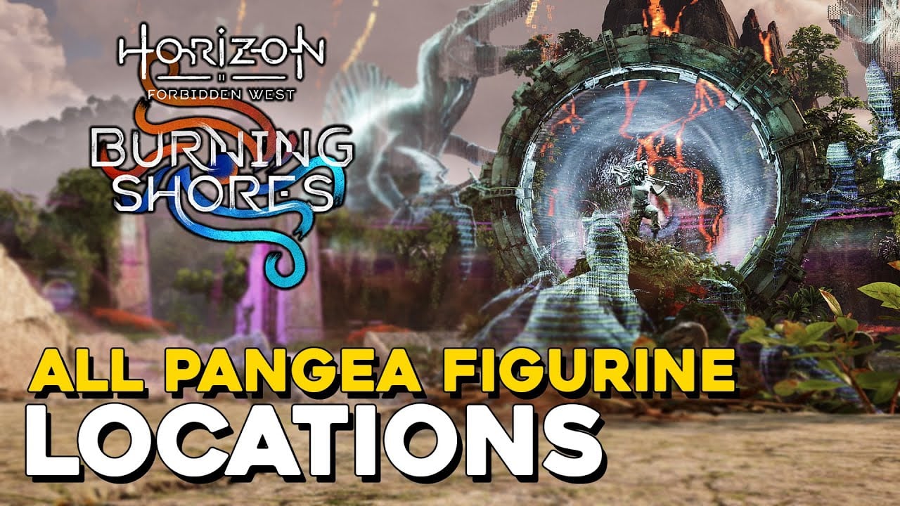 Horizon Forbidden West Burning Shores DLC All Pangea Figurine Locations (Dino Digits Quiz Guide)
