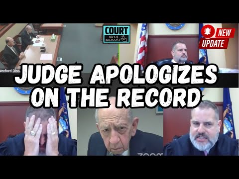 Court Update - Judge APOLOGIZES For Temper Towards OLD School Attorney * DUI Super Drunk Client