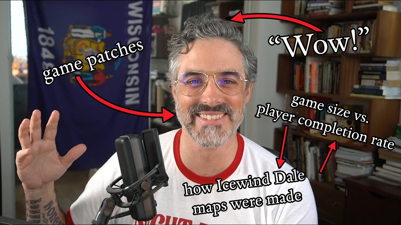 Patching games, game size vs. player completion rate, and how the Icewind Dale maps were created