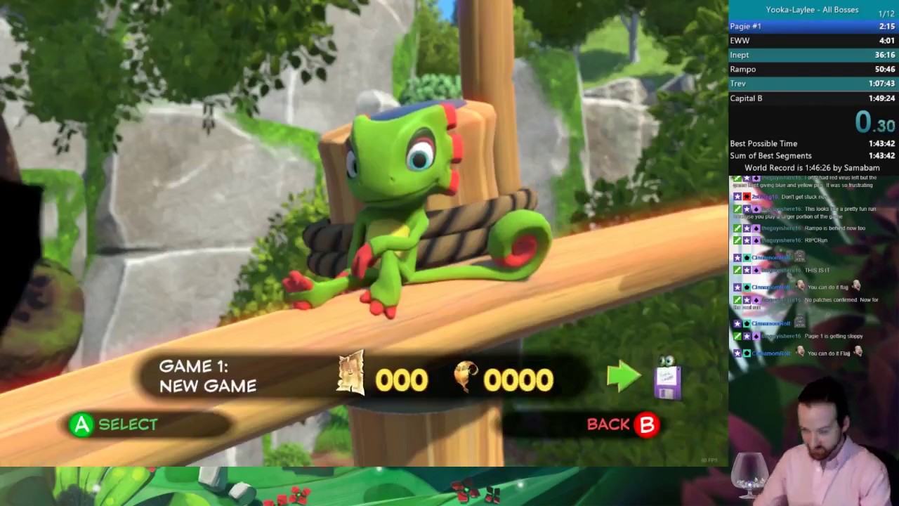 Yooka-Laylee Speedrun (All Bosses) [Former World Record] in 1:38:12