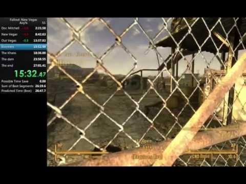 Fallout: New Vegas Speedrun RTA Any% 24:15 [26:32] former WR