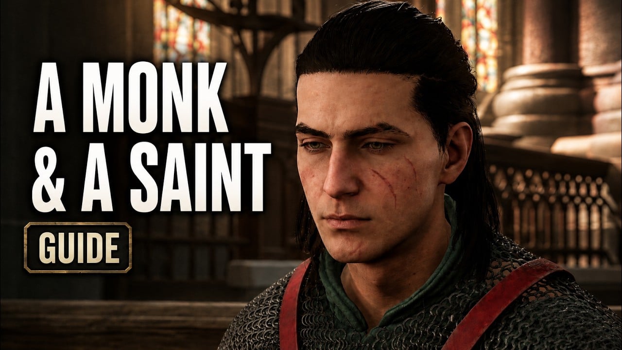 A Monk and a Saint Guide in The Blood of Dawnwalker