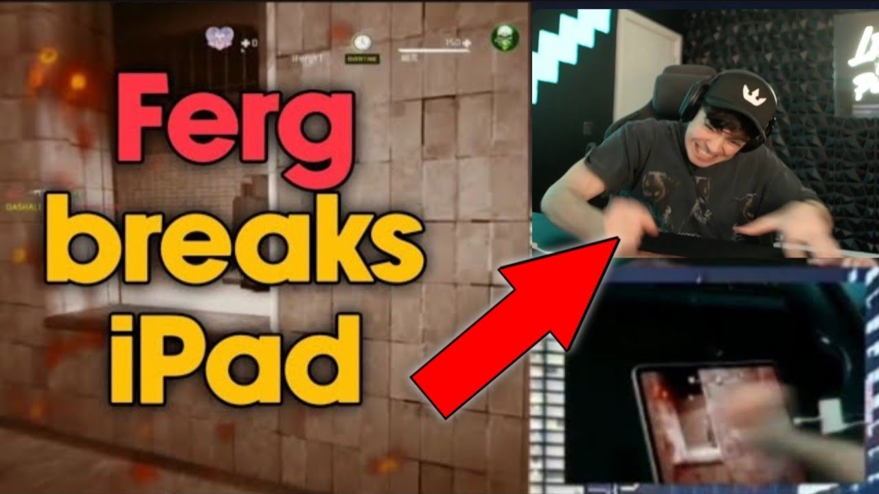 Ferg smashes iPad while playing Warzone Mobile #wzm #iferg