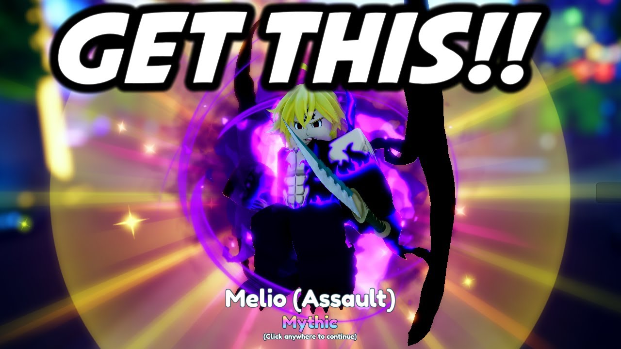 New Melio Assault Is INSANELY OverPower!?! In Anime Adventures! *UPDATE 11* Roblox