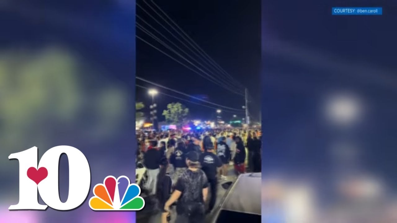Multiple agencies respond to 'large gathering' at Pigeon Forge gas station after car show