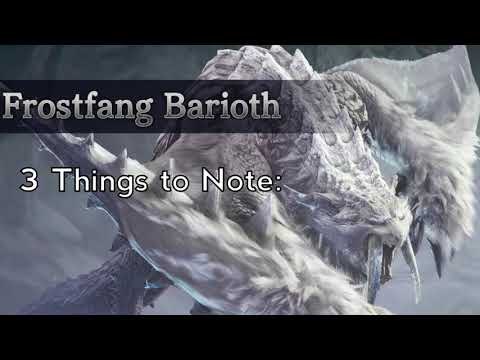 3 Things to Note When Fighting Frostfang Barioth
