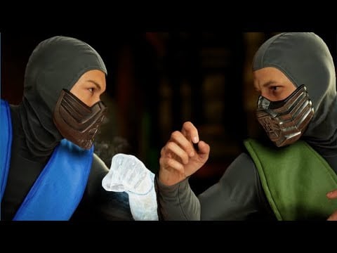 Mortal Kombat 1 - Sub-Zero and Reptile 95 Skin Gameplay w/ Reptile Movie Theme!
