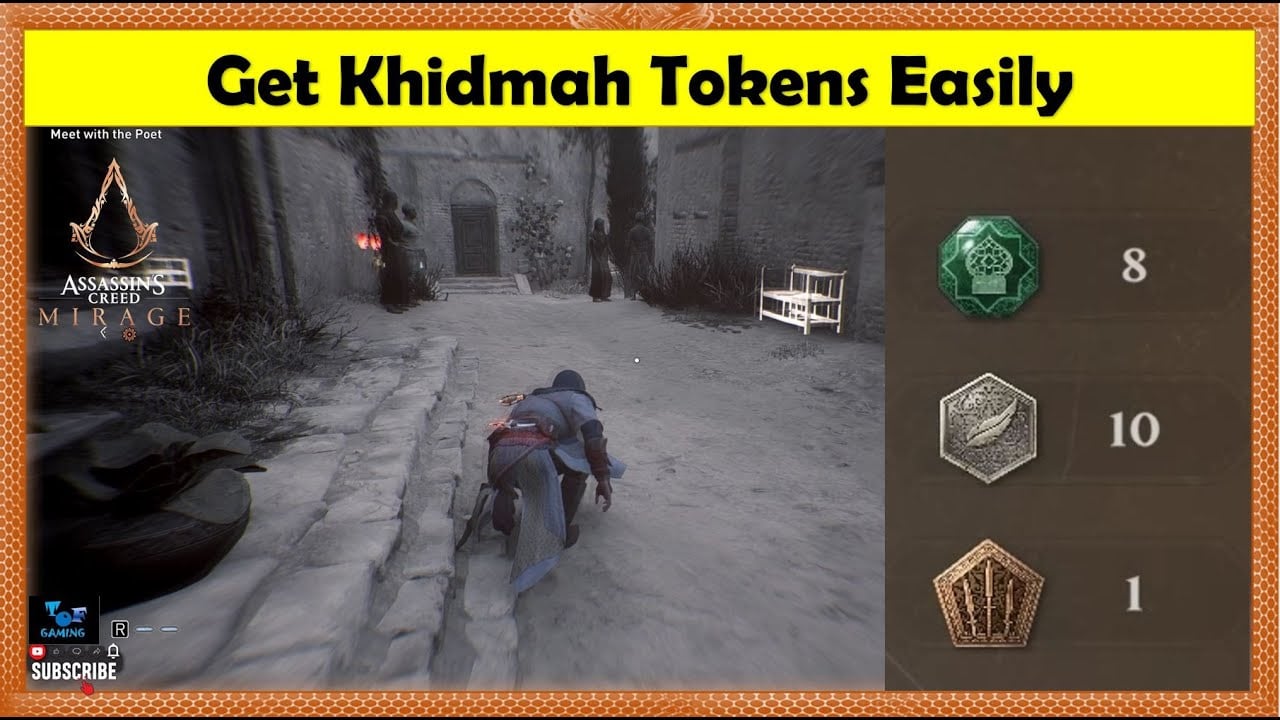 How to get Khidmah Favor Tokens Easily in Assassins Creed Mirage