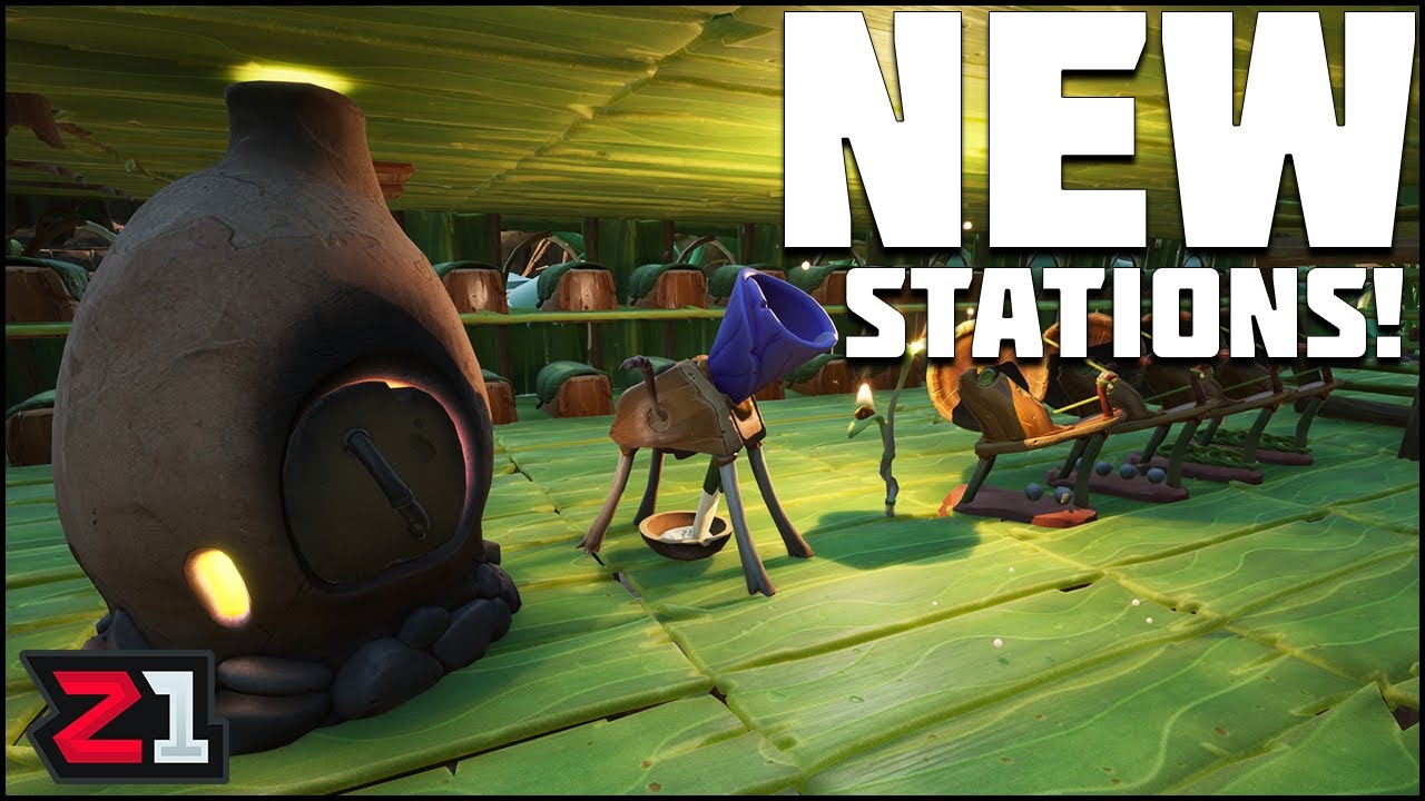 Building the Grinder and Oven ! Also Finding Charcoal! Grounded Doom And Shroom Update | Z1 Gaming