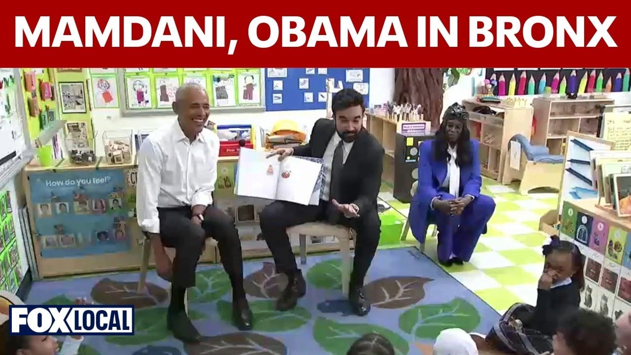Zohran Mamdani, Barack Obama read to preschoolers in the Bronx