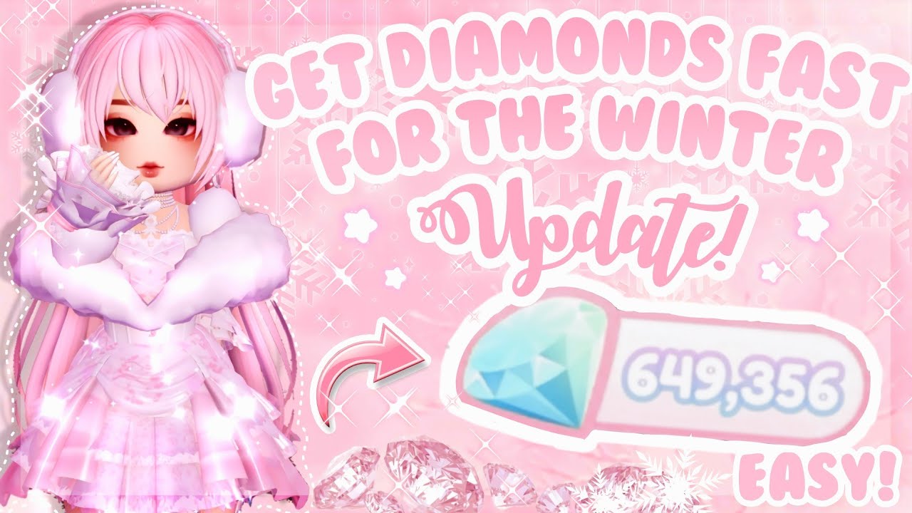 How to get Diamonds FAST before the WINTER UPDATE ARRIVES! 🌷❄️ | Royale High Roblox