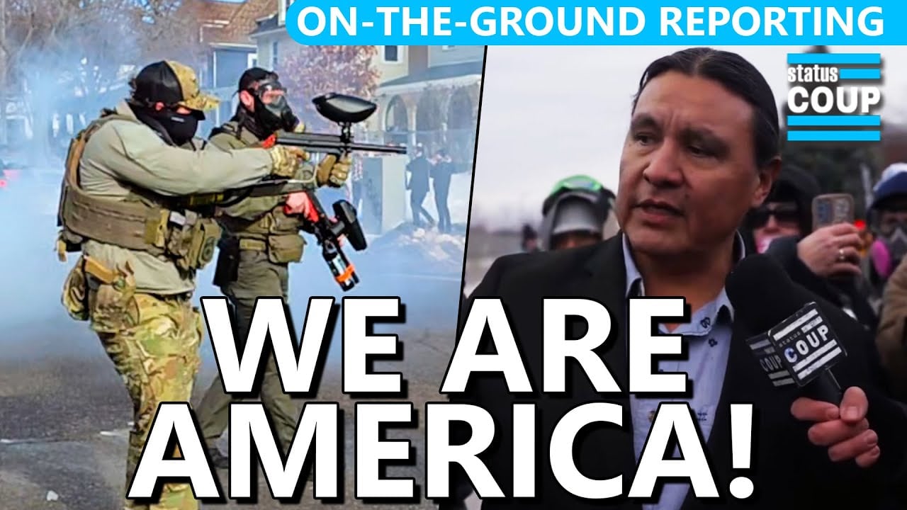 Trump's ICE KIDNAPS Native Americans in Minneapolis: "WE ARE AMERICA!"