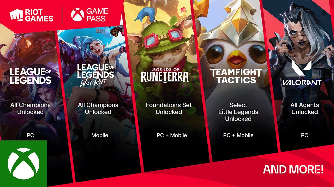 Riot Games available with Xbox Game Pass - Xbox & Bethesda Games Showcase 2022