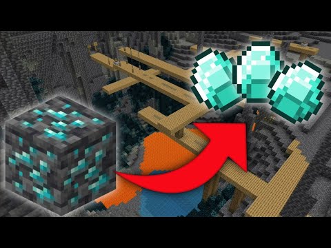 Minecraft Bedrock: 500+ Diamond Seed