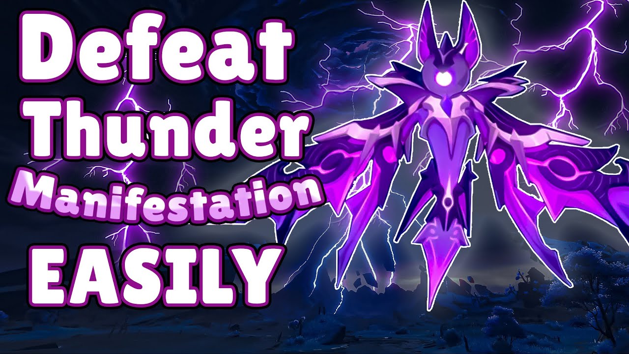 Thunder Manifestation BOSS SOLO GUIDE - Genshin Impact