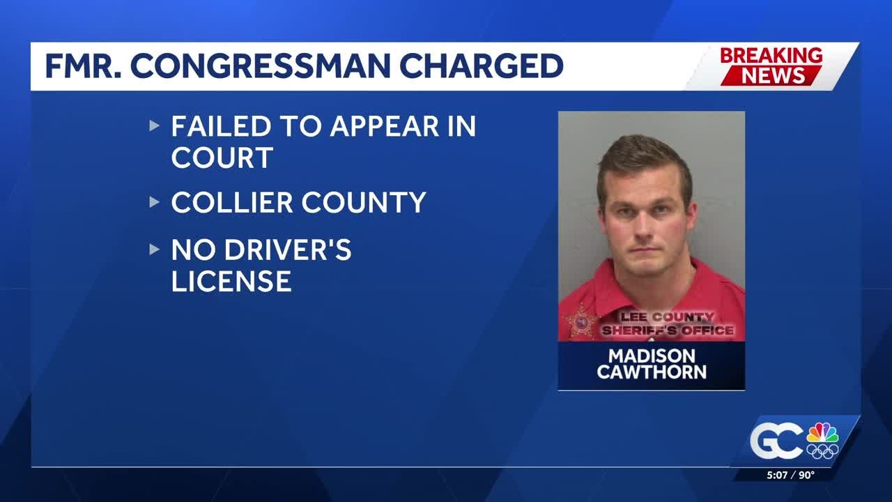 Former Congressman Madison Cawthorn arrested in Florida after skipping court