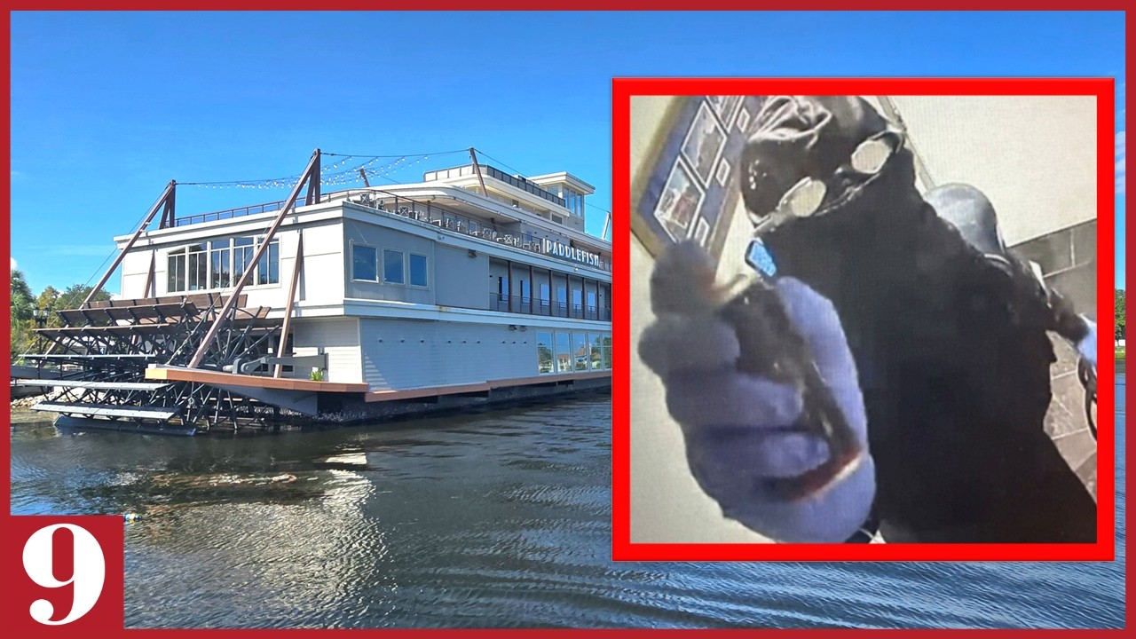 Man in Scuba Gear Robs Disney Restaurant, Escapes Into Pond