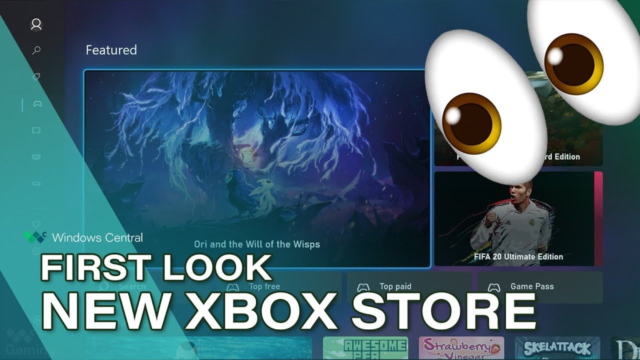 This is the new Xbox Store for 2020, codename "Mercury"