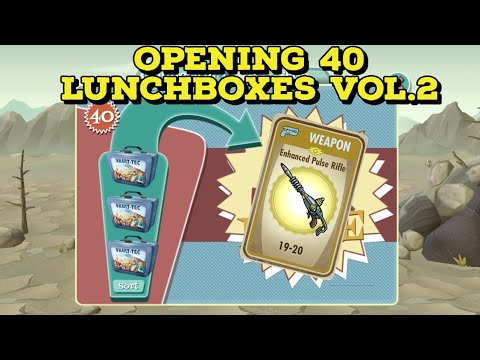 Opening 40 Lunchboxes In 2023 Fallout Shelter, Vol.2