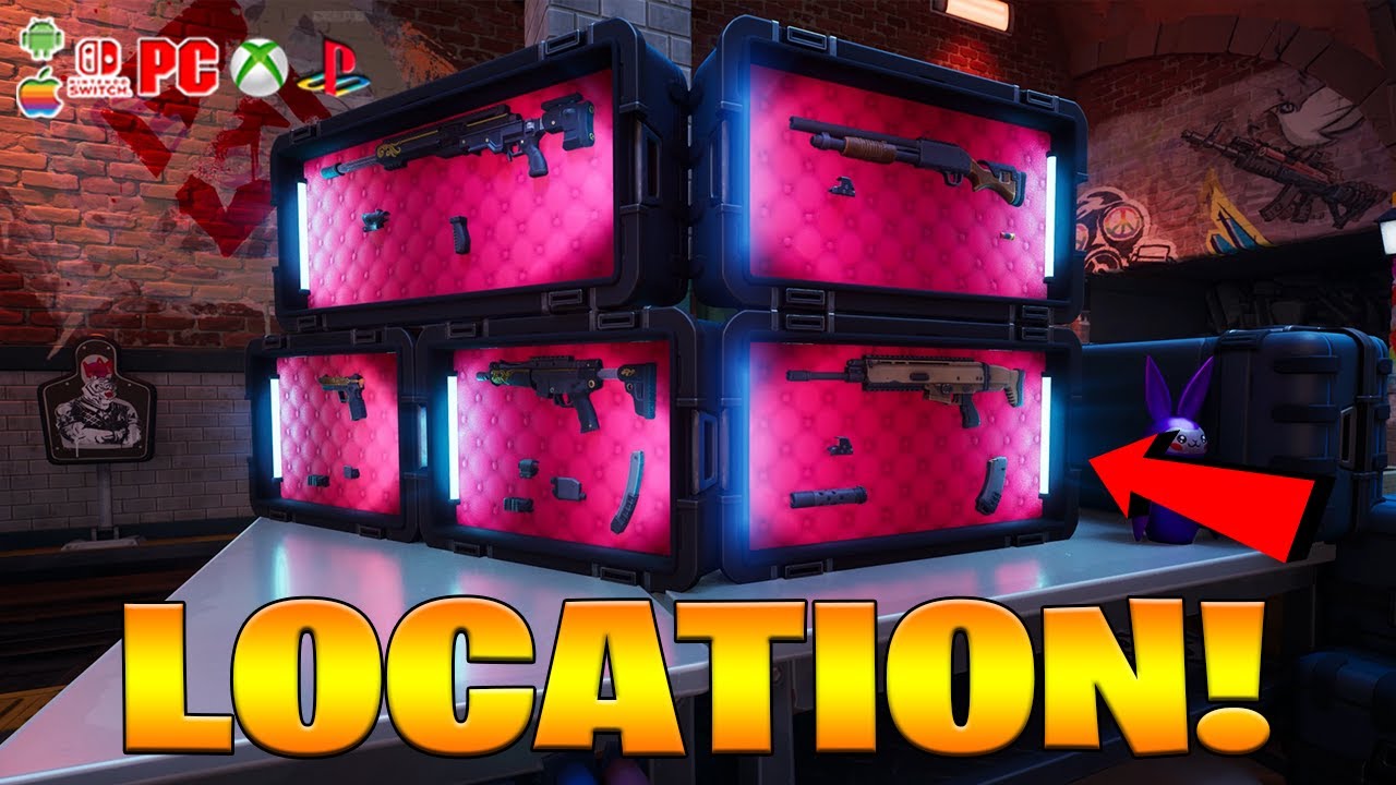 Where to find Weapon Case Location in Fortnite! (How to Get Weapon Case Location)