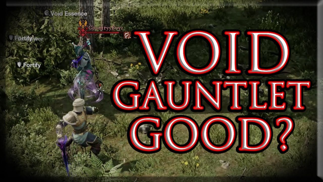 NEW Void Gauntlet 🌀 All Skills / Abilities - New World Void Gauntlet / Rapier Build PvP Gameplay PTR
