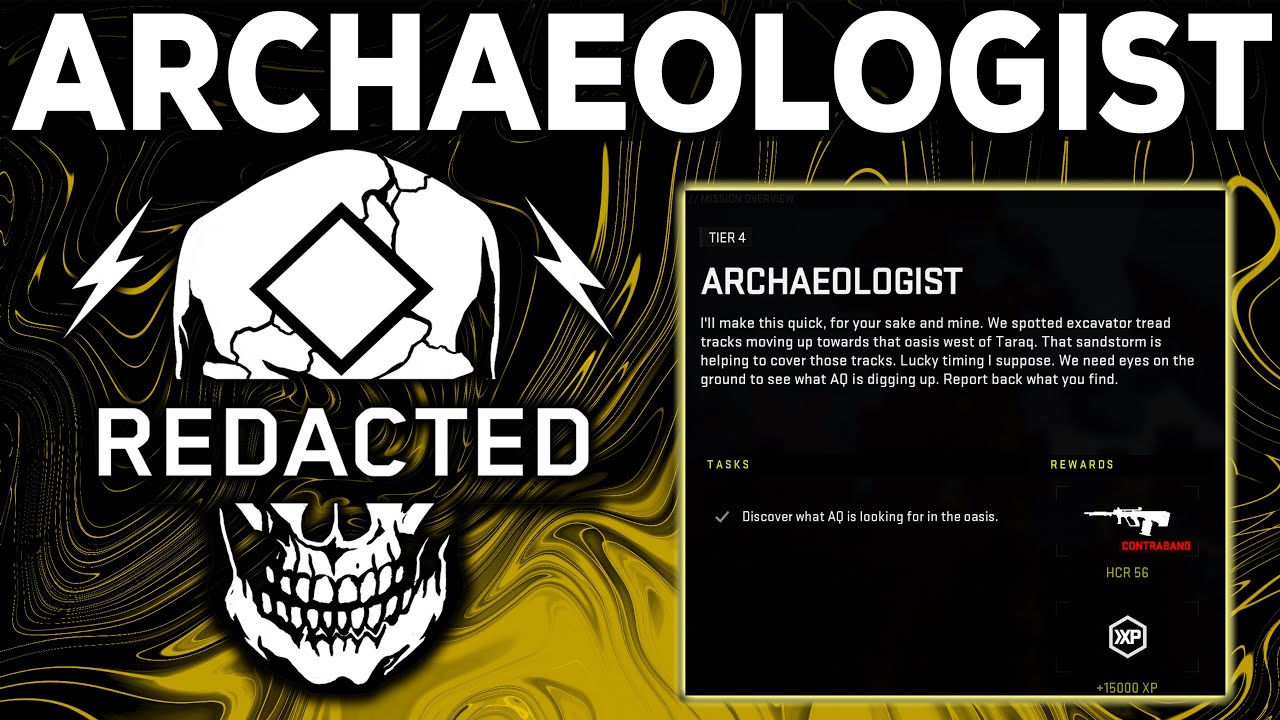 DMZ ARCHAEOLOGIST Mission - Secret Koschei Complex, Discover what at AQ is looking for in the Oasis
