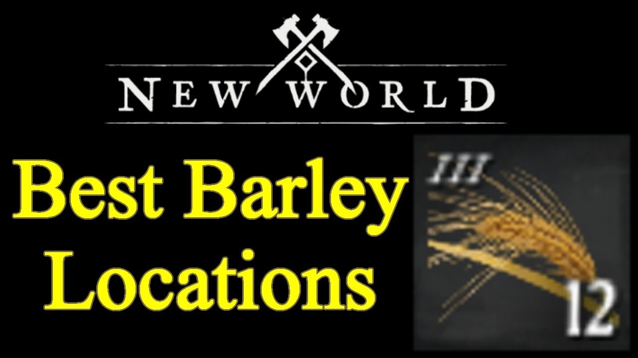 New World Barley Locations Guide: best farming spots