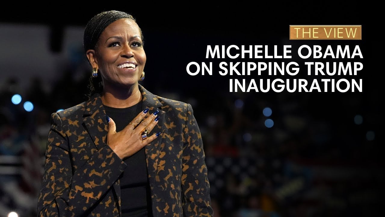 Michelle Obama On Skipping Trump Inauguration
