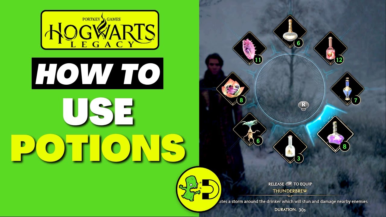 Hogwarts Legacy How to Use Potions Plus Examples of All Potions in Action!