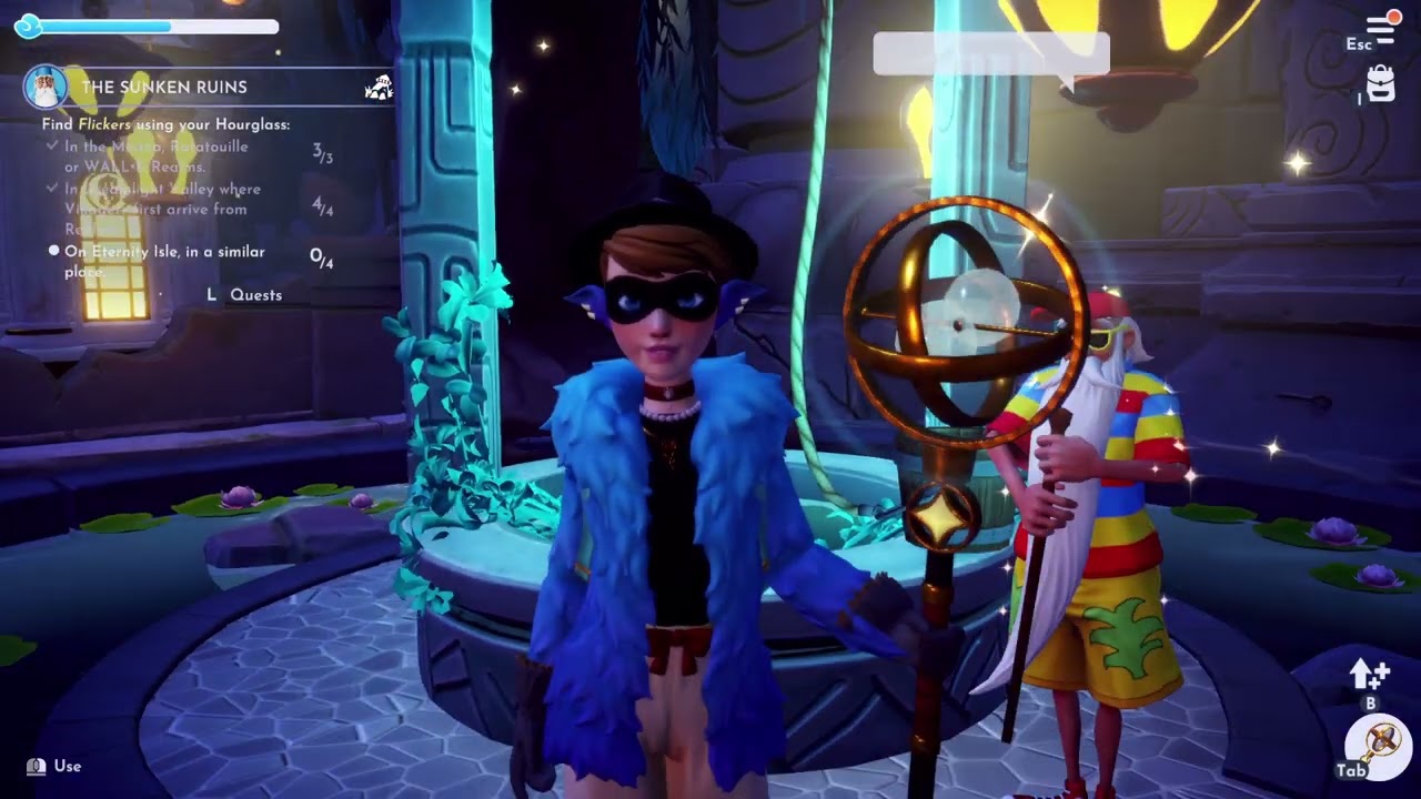 The Sunken Ruins (A Rift in Time DLC - Merlin quest, Eternity Isle) - Disney Dreamlight Valley