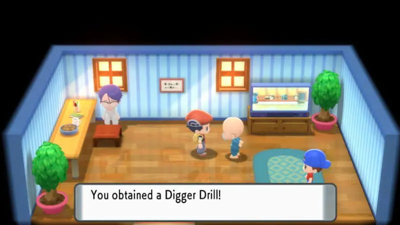 pokemon brilliant diamond shining pearl how to get the digger drill