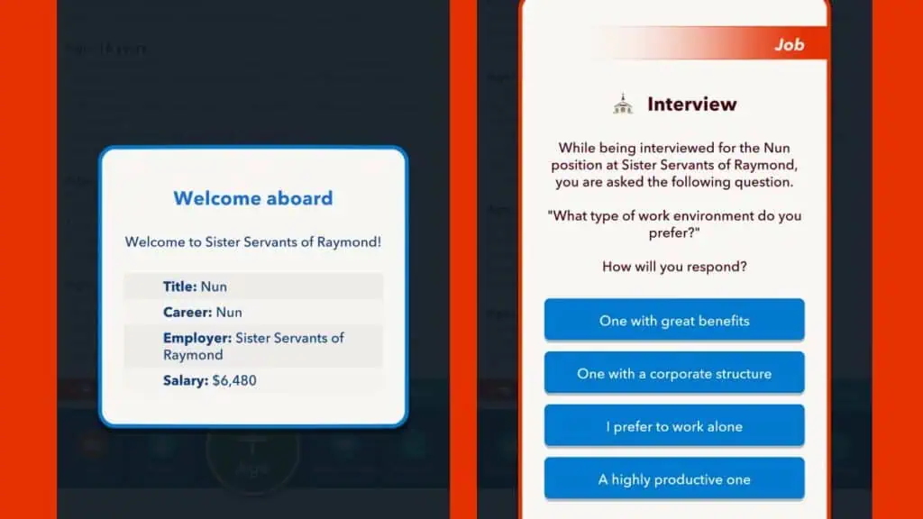BitLife: Как стать монахиней