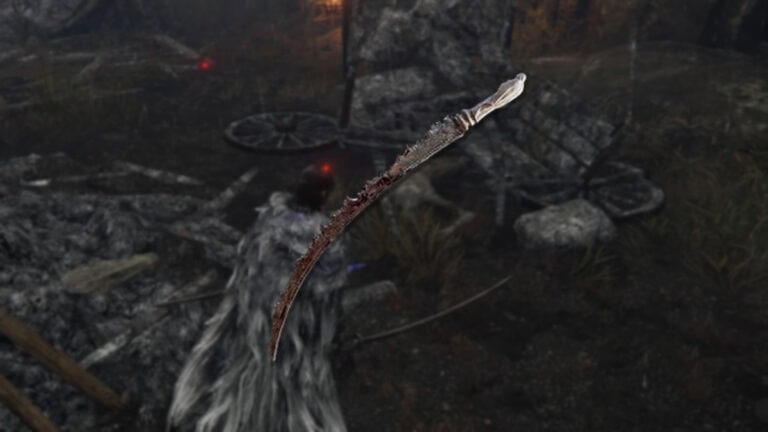 The Scavenger's Curved Sword in Elden Ring.