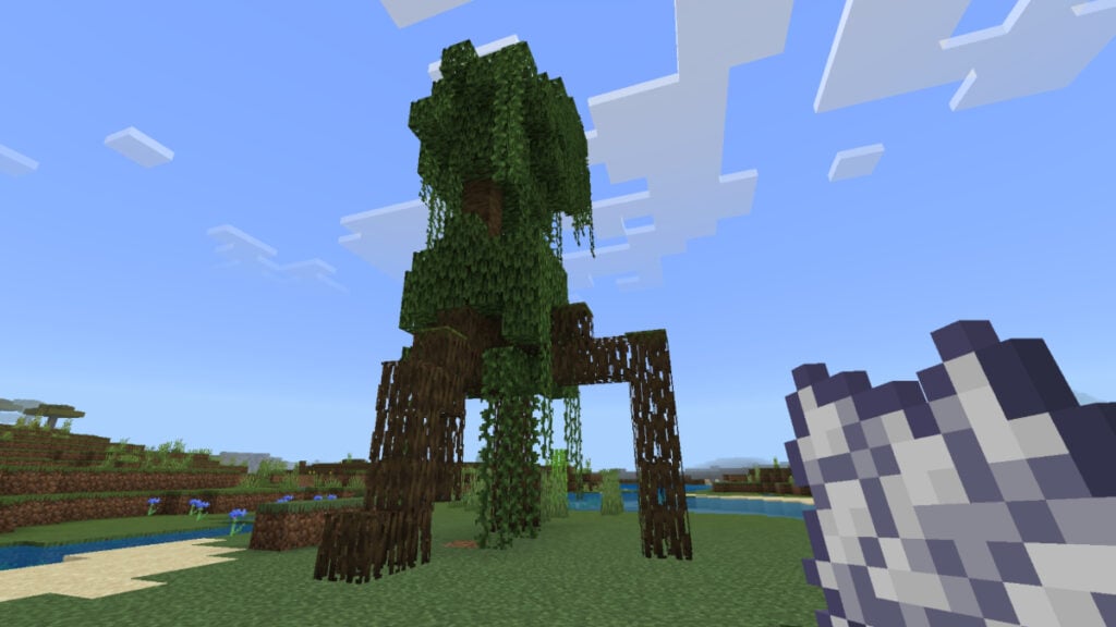 How To Grow Mangrove Trees in Minecraft A fully grown mangrove tree in Minecrat