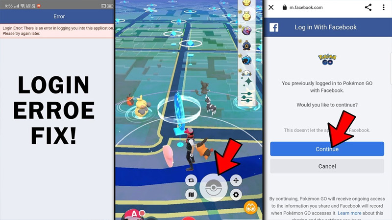 Pokemon Go Fix the Facebook Login Error 1