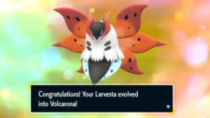 Pokémon Scarlet and Violet: How to Evolve Larvesta into Volcarona