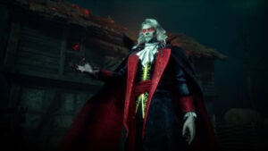 Dracula raises his hand in Dead by Daylight