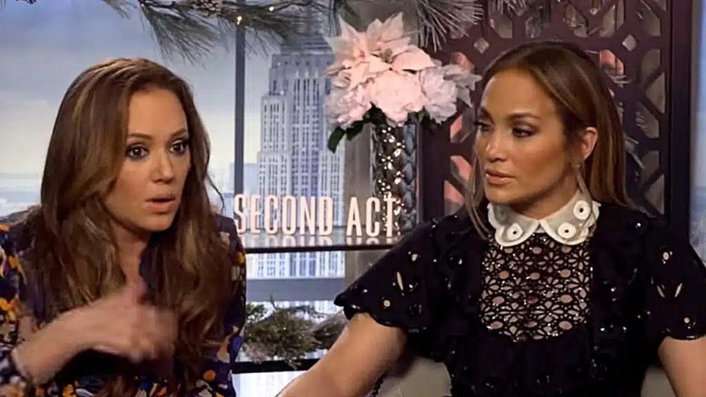 Jennifer Lopez and Leah Remini