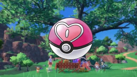 A Love Ball in Pokemon Scarlet and Violet