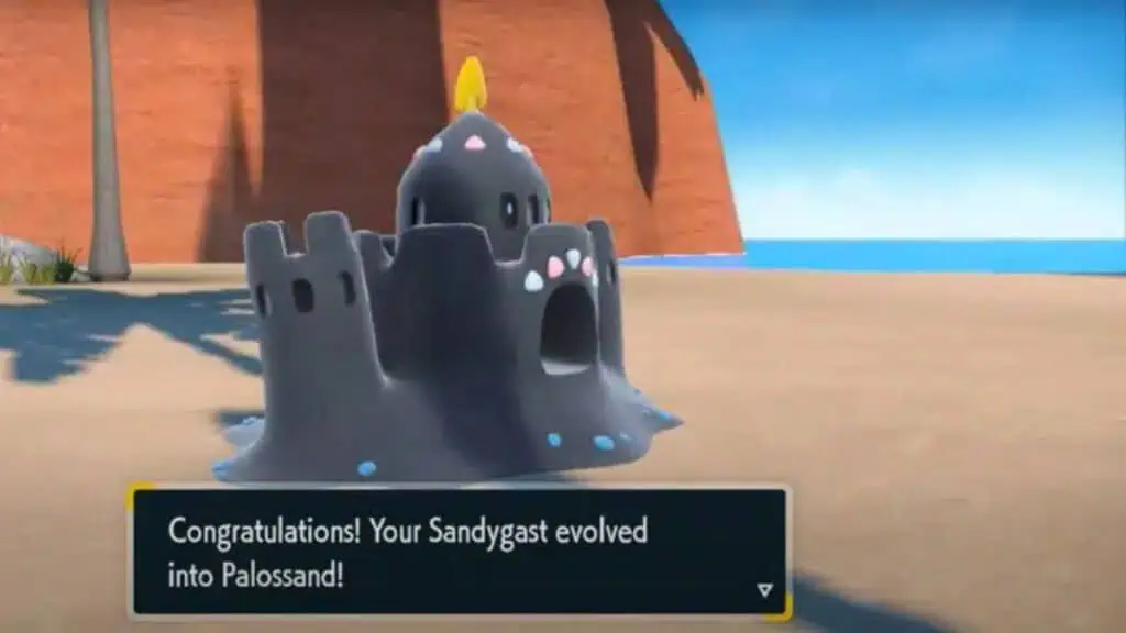 How to Evolve Sandygast to Palossand in Pokemon Scarlet and Violet