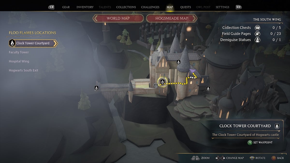 Hogwarts Legacy: How To Find the Crossed Wand Dueling Club