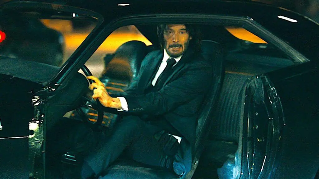 John Wick 4 car chase