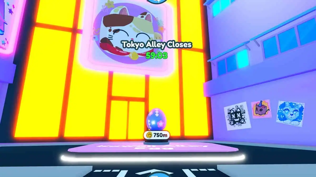 How To Find Tokyo Alley Egg for Rare, Kawaii Pets in Pet Simulator X