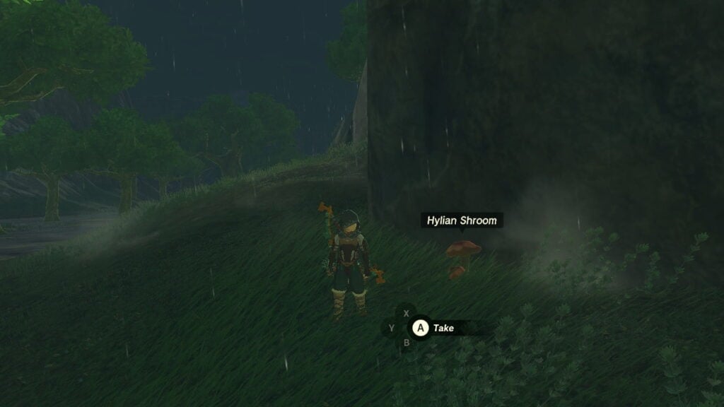 Hylian Shroom location Necluda Region Tears of the Kingdom