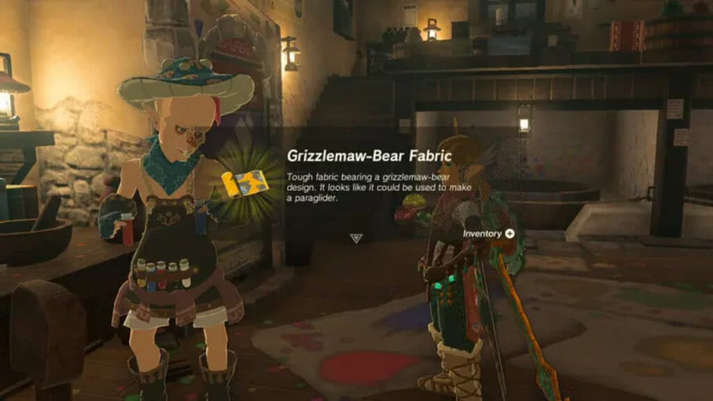 How to Get Grizzlemaw Bear Fabric in Zelda Tears of the Kingdom