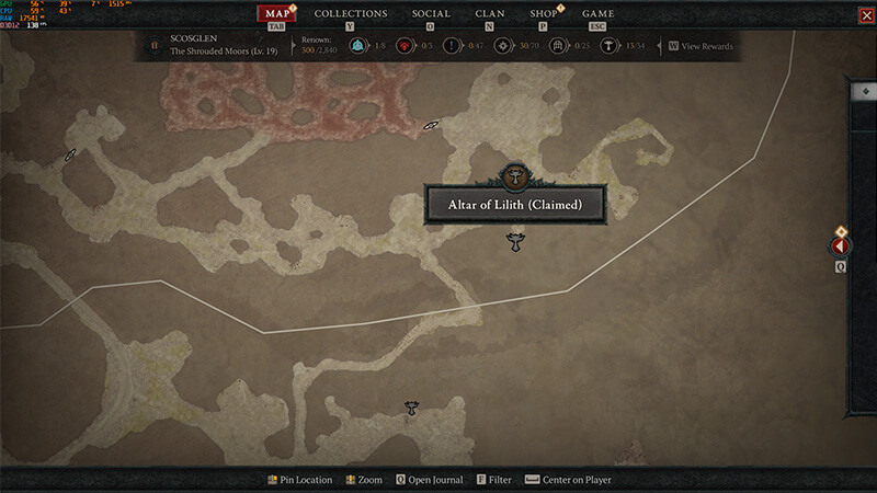 The Shrouded Moors Daudur Peats Altar of Lilith