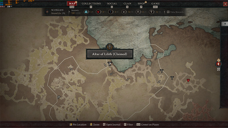 Strand Razor Shoals Altar of Lilith