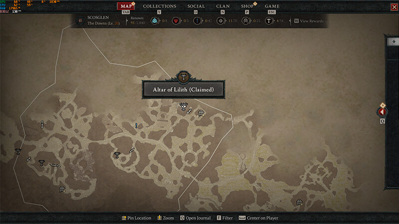 The Downs Wraithstead Altar of Lilith