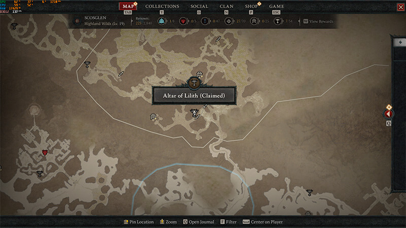 Highland Wilds Maddux hill Altar of Lilith